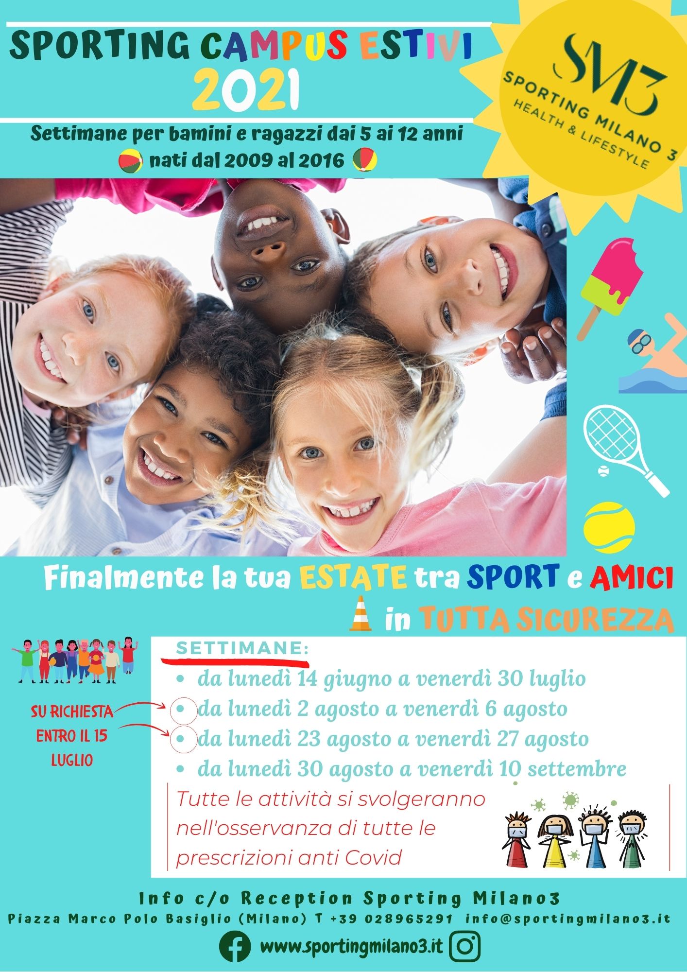 Campus Estivi Milano Bambini Ragazzi Campus Estate Milano